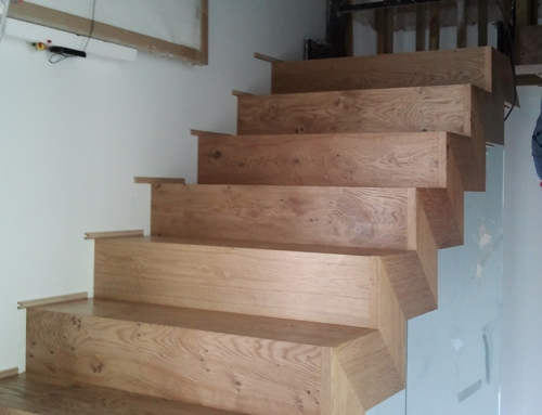 Escaleras de parquet